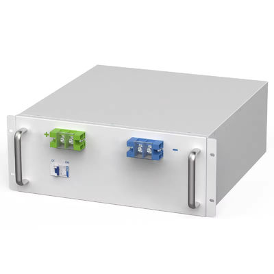 แบตเตอรี่ลิทธิียมไอออน 51.2V 50Ah 2.5KWH ระบบเก็บพลังงานที่อยู่อาศัย LiFePo4 Cell