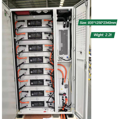 215KWh LiFePo4 แบตเตอรี่ 100KW ภายนอก BESS กระเป๋าสตางค์กับความเย็นของเหลวและ 2.2T พลังงานระดับ