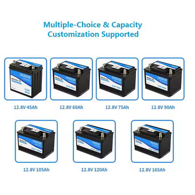 รถยนต์ Start-Stop Lifepo4 แบตเตอรี่ลิธีਅਮ D2360LT2 สร้างใน BMS 12.8V 60ah 900CCA สําหรับรถครอบครัวและรถบรรทุกเบา