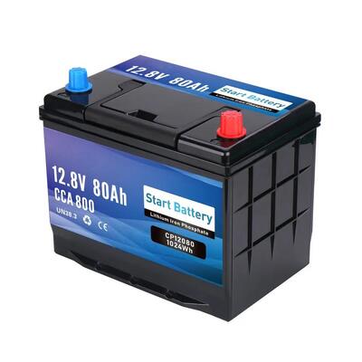 คุณภาพ 12V 80Ah LiFePO4 วงจรลึก & แบตเตอรี่เริ่มต้น 800CCA Bluetooth - 1024Wh แบตเตอรี่ลิตยูมนอกเครือข่ายด้วย Smart BMS โรงงาน