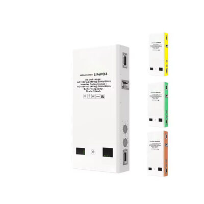 คุณภาพ 5.12kWh LiFePO4 All-in-One แบตเตอรี่โซลาร์เซลล์พร้อมอินเวอร์เตอร์ 51.2V 100Ah ติดผนังสำหรับเก็บพลังงาน พร้อมการตรวจสอบผ่าน WiFi มีบริการขายส่งและรับผลิตแบรนด์ตามสั่ง โรงงาน