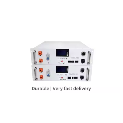 คุณภาพ โรงงานตรง 51.2V 100Ah Rack Mount LiFePO4 แบตเตอรี่ 5.12KWh 3U แบตเตอรี่เก็บกระเป๋าสตางค์ โรงงาน