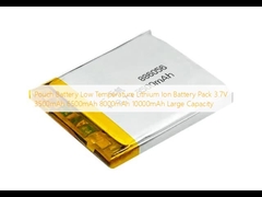 แบตเตอรี่กระเป๋า อุณหภูมิต่ํา แบตเตอรี่ลิทธิียมออน แพ็ค 3.7V 3500mAh 6500mAh 8000mAh 10000mAh ความจุขนาดใหญ่