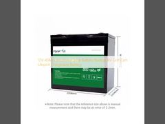 แบตเตอรี่แสงอาทิตย์ลิเดียมไอออน 12V 40Ah แบตเตอรี่สํารอง RV Golf Cart Lifepo4 แบตเตอรี่ชาร์จ